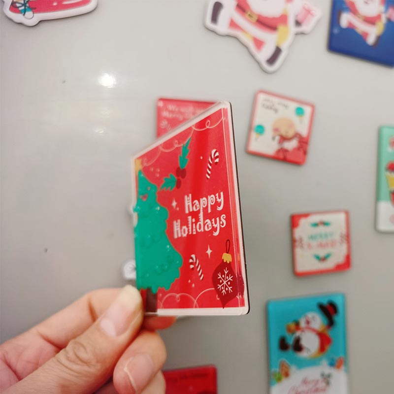 Platta kylskåpsmagneter i akryl